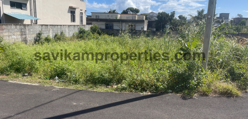 Prime Corner Lot for Sale in Bassin, Quatre Bornes