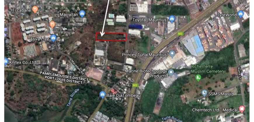 Industrial/Commercial Land for sale at Riche Terre, Port Louis